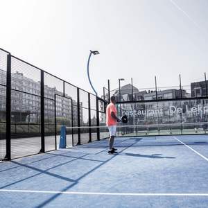 ملعب بادل تنس بانورامي داخلي/خارجي من PADELWOKER، مقاس 20م*10م، عشب صناعي 12مم، ألوان مخصصة، معدات رياضية للتدريب - Product Image 2