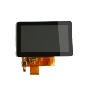 Transparent lcd monitor 5 inch capacitive flexible touch screen display kit