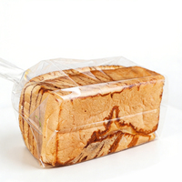 Sacs d'emballage en plastique pour pain imprimés sur mesure, micro-perforés, sacs de boulangerie en LDPE, sacs d'emballage pour pain, sacs de conservation alimentaire réutilisables