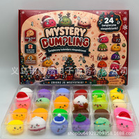 Calendrier de l'Avent 24 Jours : Jouets Squishy Anti-stress Mini Jouets à Presser – Cadeaux Promotionnels pour Enfants, Idéal pour les Fêtes et les Offres en Gros pour les Fêtes