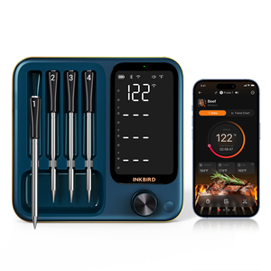 Termometro Intelligente Wireless INKBIRD INT-14S-BW con 4 Sonde, WiFi e Bluetooth per BBQ, Bistecche e Grigliate - Product Image 1
