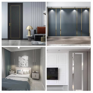 201 304 <b>Stainless</b> <b>Steel</b> Flat <b>Strip</b> Trim Patti with Self-Adhesive Backing for Cabinet Decoration - Product Image 5