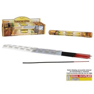 Frankincense & Myrrh Incense Sticks Dual Display Pack 24 Count Aromatherapy Use - Product Image 1