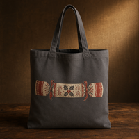 Sac en toile populaire pour les vacances d'hiver, articles en stock, acceptant la personnalisation de la taille et de la couleur pour l'approvisionnement des chaînes de magasins