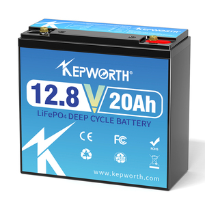Batería de Fosfato de Hierro y Litio Lifepo4 Kepworth de 12v 20Ah 25Ah 30Ah a Bajo Precio, Más de 4000 Ciclos de Descarga Profunda, Almacenamiento de Energía Solar para el Hogar - Product Image 2