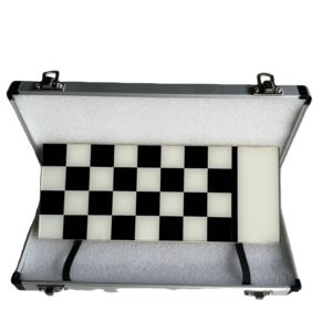 Plaque de mesure de revêtement à grille noire et blanche utilisée pour <span class=keywords><strong>la</strong></span> détermination de <span class=keywords><strong>la</strong></span> puissance de couvrance du revêtement - Product Image 1