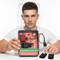 Récepteur de portail multi-codes EV1527 HSC301 avec télécommande sans fil pour ouvre-porte de volet roulant et barrière de porte sectionnelle