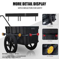 Remorque pliable à bagages pour vélo, chariot de remorquage