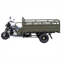 Tricycle à essence motorisé OEM 200cc, tricycle de transport lourd, tricycle à essence grande capacité, moto tricycle double
