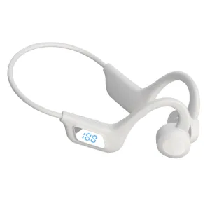 ホットセール商品 オープンイヤー骨伝導イヤホン <span class=keywords><strong>Bluetooth</strong></span> IPX6防水 骨伝導ヘッドホン ワイヤレス ディスプレイ付き - Product Image 1