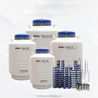 Conteneur portable d'azote liquide en alliage d'aluminium de 10 L certifié CE, bouteille Dewar avec réservoir sous pression
