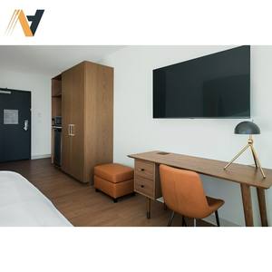 Juego de muebles de dormitorio de hotel de madera maciza contemporánea moderna de proveedor de China para escuelas y centros turísticos proyectos comerciales - Product Image 6