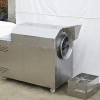 Machine à frire à tambour à haute efficacité 6kw automatique commerciale petite machine à faire frire les noix de café en grains d'arachide
