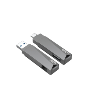 Nouvelle <span class=keywords><strong>clé</strong></span> <span class=keywords><strong>USB</strong></span> multi-appareils compatible double interface métallique USB3.0+Type-C 32GB-512GB avec logo personnalisé et garantie de 2 ans - Product Image 2
