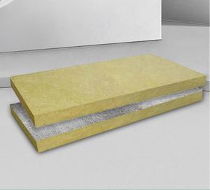 Panneau acoustique en <span class=keywords><strong>laine</strong></span> <span class=keywords><strong>de</strong></span> roche industrielle 120 kg/m3 100 mm avec revêtement en feuille d'aluminium, matériau d'isolation minérale en pierre <span class=keywords><strong>de</strong></span> basalte pour toiture et <span class=keywords><strong>mur</strong></span> - Product Image 3
