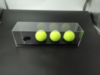Vente en gros de petite boîte de tennis personnalisée en acrylique avec étui protégé en PMMA pour le tennis