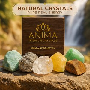 Set Premium de Cristales Curativos en Bruto: Citrino, Pirita, Ojo de Tigre, <span class=keywords><strong>Aventurina</strong></span> <span class=keywords><strong>Verde</strong></span>, Amazonita, Cuarzo Transparente, en Caja de Madera para Regalo - Product Image 4