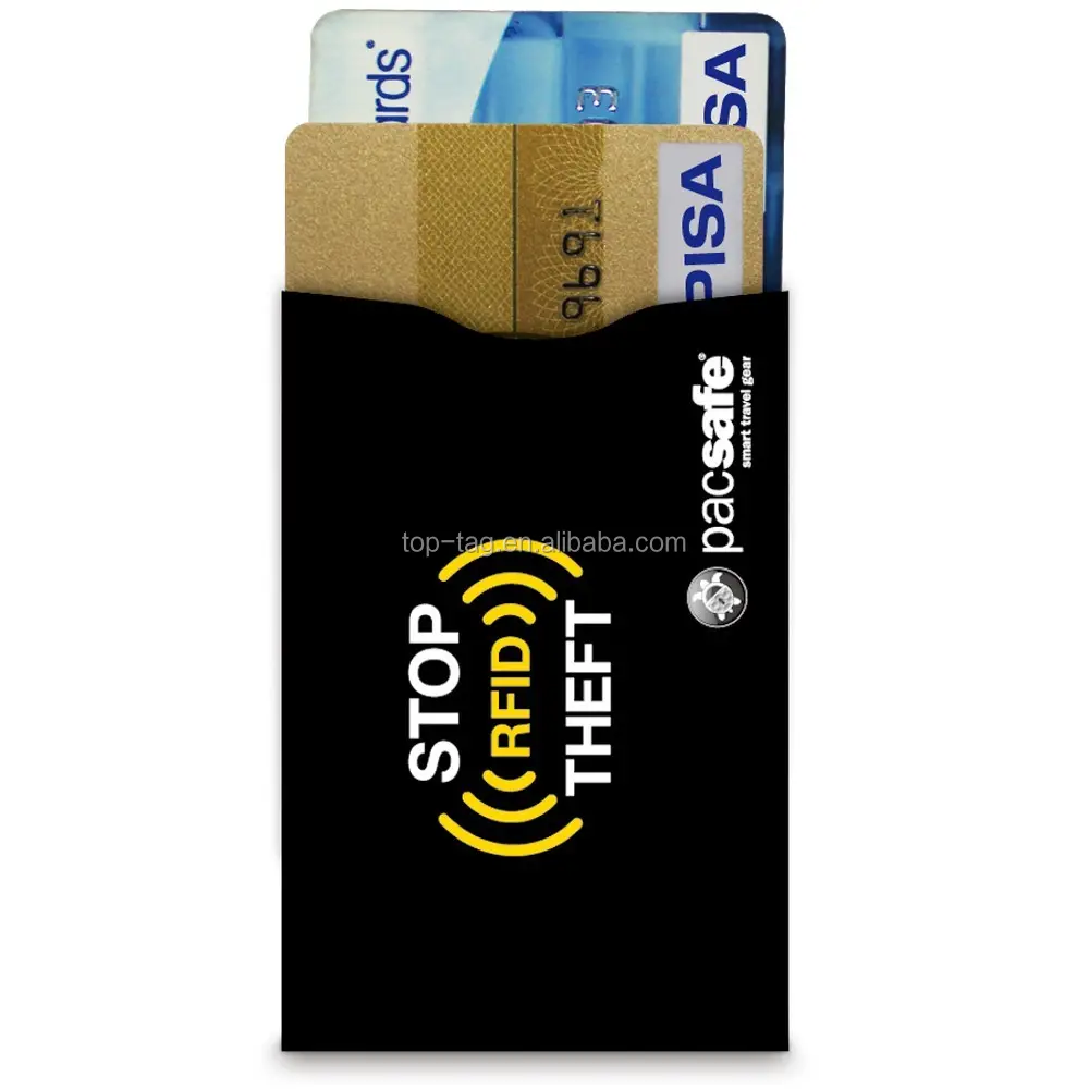 Personalisierter RFID-Papier-Bankkarten-Schutzhülle Hochfrequenz 13.56 MHz Kartenhalter