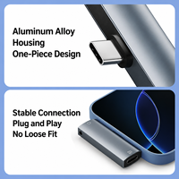 Adaptateur audio USB C vers 3,5 mm avec charge PD 60W, répartiteur Type C 2 en 1 en aluminium pour iPhone 16, Samsung, iPad, MacBook, ordinateur portable