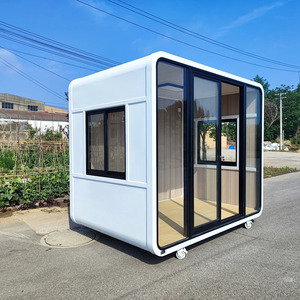 Casa Contenedor de Estructura de Acero Moderna Personalizable a Precio de Fábrica, Cabaña Tipo Apple para Uso en Villas u Oficinas, Segura, Duradera y Ecológica - Product Image 1