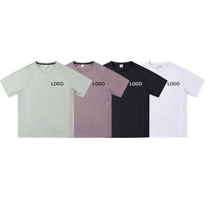 เสื้อยืดขายส่งปี 2026 MOQ ต่ำ รับสกรีนโลโก้ เสื้อระบายอากาศ เสื้อยืดออกกำลังกายสำหรับผู้ชาย - Product Image 1