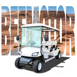 Voiturette de <span class=keywords><strong>golf</strong></span> électrique 48V à 4 roues, personnalisable OEM, best-seller, 2 places, 30 km/h, autonomie 80-100 km - Product Image 1