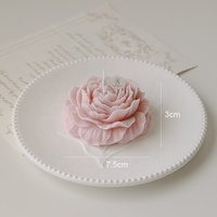 Fabricant Fournisseur Bougie Parfumée de Luxe Faite à la Main 100% Cire de Soja Naturelle en Forme de Fleur de Pivoine pour Bars Festifs