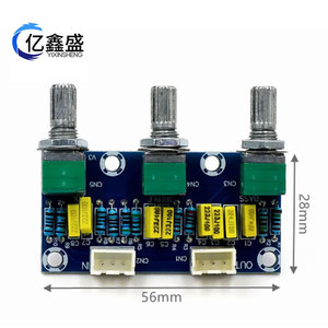 บอร์ดปรีแอมป์เสียง YIXINSHENG 2.0 แชนแนล พร้อมระบบควบคุมโทนเสียงแบบ Passive โมดูลปรับระดับเสียงสเตอริโอ HIFI - Product Image 3