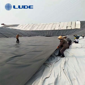 Дорожный бренд 1 мм 1,5 мм 2 мм толщиной <span class=keywords><strong>HDPE</strong></span> геомембрана подводка для рыбной фермы гидроизоляционная мембрана геомембрана - Product Image 5