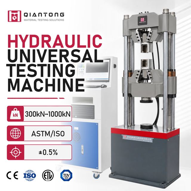 60T Hot Sale High Precision Electric Hydraulic Universal Steel Testing Machine ISO/GB Compliant