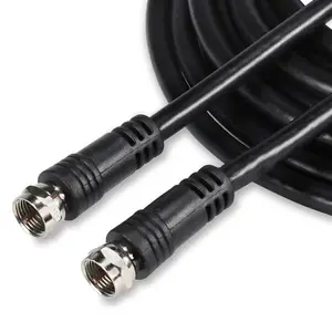 Cable Coaxial RG6 con conector tipo F, muestra gratis de Antena de TV