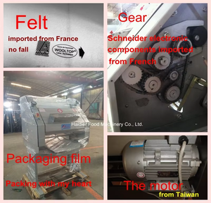 <span class=keywords><strong>Boulangerie</strong></span> bon marché Mouleur à baguette long Mouleur à pâte à pain français Mouleur à baguette Machine à mouler à la ligne de production - Product Image 5