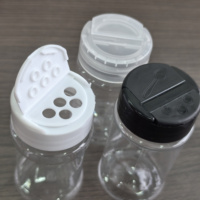 Botella de Plástico PET Vacía de 2oz/4.5oz para Brillo, Envase con Tapa Abatible Doble para Brillo y Diamantes de Imitación