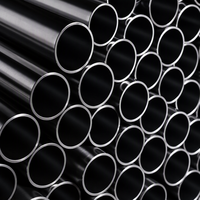 Tube rond creux en acier doux noir, 19 mm DE * 1 mm de paroi * 5,75 m, recuit, soudé par électrofusion (ERW), à paroi mince, à prix abordable