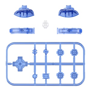 Kit de réparation complet de boutons transparents brillants violets ABXY Home Capture Plus Minus Key Dpad L R ZL ZR Trigger pour Nintendo Switch Lite - Product Image 2