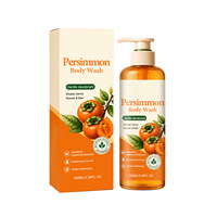 Gel Douche au Kaki Moussant Riche, Non Collant, Désodorisant, Nettoyage Quotidien Rafraîchissant pour une Peau Douce – Marque Privée