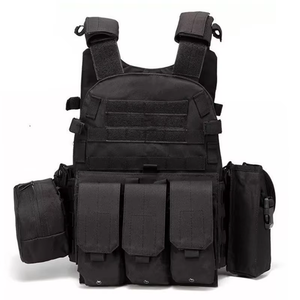 Leggero tattico Molle Gilet per la fabbrica portatore di piastre per la difesa personale tattico con cerniera in poliestere a prova di pugnalata - Product Image 3