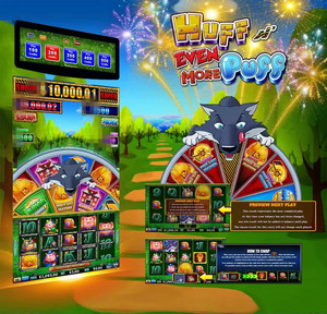 Huff N' More Puff 2 in 1マルチゲーム22インチモニター19 "21.5" 22 "23.6" POGゲーミングタッチモニターLEDライト付き - Product Image 2