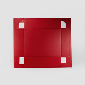 Phổ biến <span class=keywords><strong>A4</strong></span> nông đỏ có thể thay đổi Ribbon nam châm nắp có thể gập lại Quà Tặng đóng gói Box với tùy chỉnh in ấn - Product Image 4