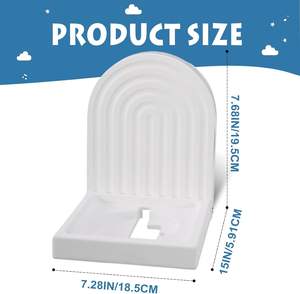 Estante de <span class=keywords><strong>Pared</strong></span> Magnético para Toniebox, Personalizado para Habitación <span class=keywords><strong>Infantil</strong></span>, de MDF Blanco, Flotante, para Toniebox - Product Image 3