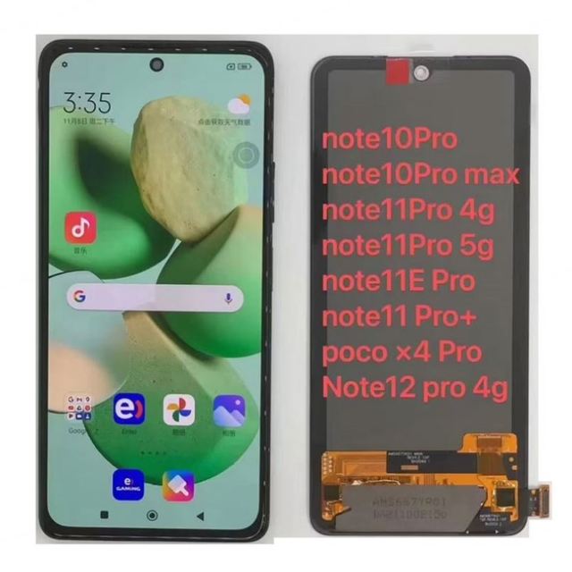 Manufacturer Display LCD for Redmi Note 10 11s 12 9A 9C 13C 14C Mobile Phones Compatible for Redmi Display Pantalla Del Celular