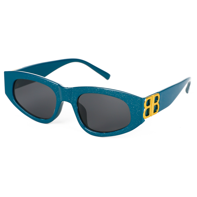 Retro Niche Letter Sunglasses Instagram Hit Cat Eye Frame Advanced Sense UV Protective Sunglasses Female 131 RT021