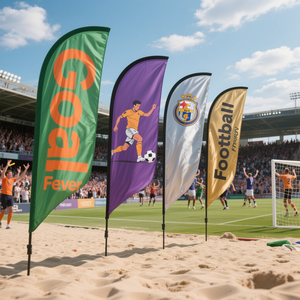 <span class=keywords><strong>Hot</strong></span> bán tùy chỉnh đôi hai mặt polyester lông cờ ngoài trời bay gió nhiệt thăng hoa in ấn quảng cáo biểu ngữ - Product Image 2