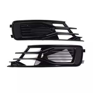 Calandre de pare-chocs avant Audi A6 C7 2016-2018, enjoliveurs de feux antibrouillard, pièces de mise à niveau style RS en ABS - Product Image 2