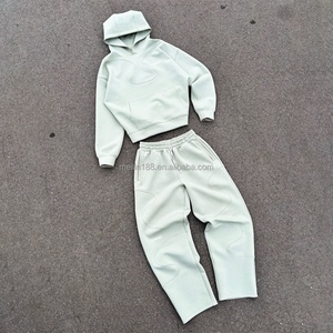 Ensemble de survêtement personnalisé en molleton French Terry pour homme, haute qualité, uni et vierge - Product Image 3