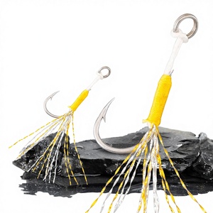 10 # ~13 #   Iseni Hameçon simple renforcé en fil d'or et d'argent, noué à la main, avec plaque <span class=keywords><strong>de</strong></span> <span class=keywords><strong>fer</strong></span> antirouille, pour appât à <span class=keywords><strong>carpe</strong></span>, pour achigan, brochet et pêche en rivière - Product Image 1