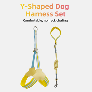 Y Şekilli Köpek Tasması, Fabrikadan Doğrudan, Neopren Malzeme, Hafif ve Nefes Alabilen Ultra Hafif Köpek Tasması, Kürk Dostu - Product Image 6