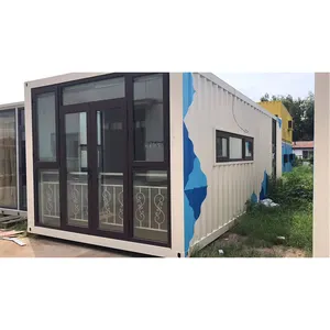 Nhà máy di động sẵn sàng thực hiện Modular 2 phòng ngủ Trung Quốc prefab nhà sang trọng sống đúc sẵn container nhà