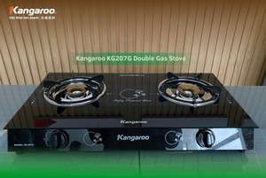 Kangaroo Gas <b>Stove</b> glass body, Magneto Made in Vietnam Double burner Cooker <b>Stove</b> Tabletop Double Gas Cooker Kitchen - Product Image 5