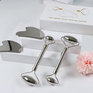 Yüz gua sha kazıma paslanmaz çelik gugupaslanmaz <span class=keywords><strong>guasha</strong></span> aracı - Product Image 2